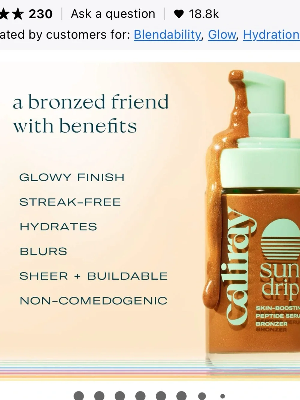 Caliray sundrip bronzer